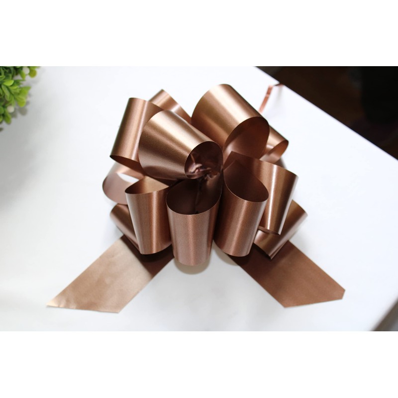 Pull Bows Brown Decorative Ribbon Bows for Gift Wrapping Presents