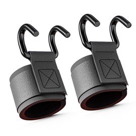 VDYXEW Weight Lifting Hooks Pair, Non-Slip Wrist Support Straps for Men & Women, Gym Wrist Wraps for Pull Up, Fitness, Strength Training, Bodybuilding Workout
