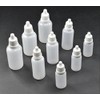 50 Pieces Empty Refillable Clear Plastic Dropper Bottles Squeezable Sample