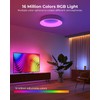 Annaror Smart LED Ceiling Light WiFi, 11in RGB Flush Mount