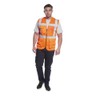 Portwest C376ORRM Athens Mesh Air Executive Vest, Medium, Orange