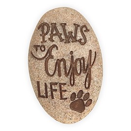 Angel Star 49724 Paws to Enjoy Life Piedra Pawsitiva, Multi