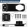 Hasp Lockable 4 Inch Security Hasp, Combination Lock, Door Lock,