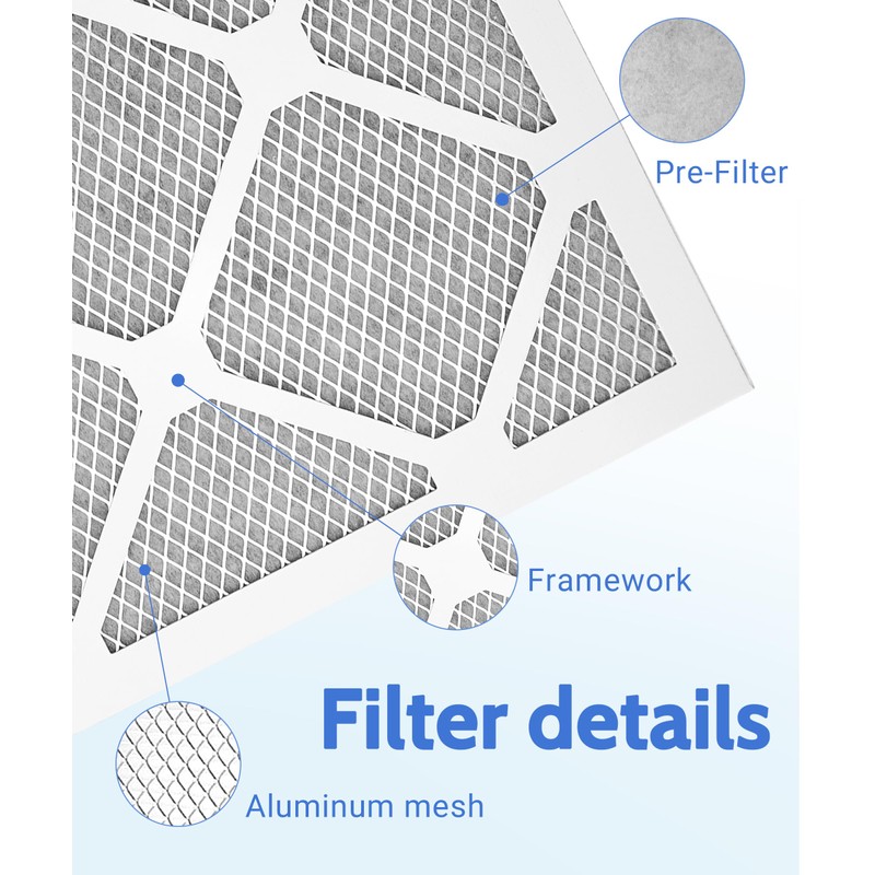 Breshair Replacement Filter Compatible with EnviroKlenz Air System Purifiers, MERV13