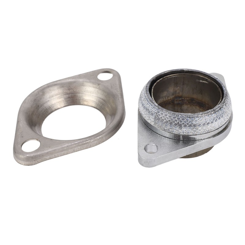 2.5in Donut Gasket with 2pcs Exhaust Manifold Flange for 2