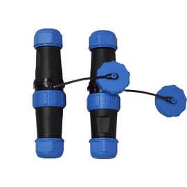 GLDFYYDS 2 PCS Aviation Plug And Socket IP68 Industrial Waterproof 2/3/4 Pin Connector Male-Female Docking SP21 Quick Connect Wire Connector (3 Pin)