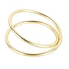 12pcs Spiral Napkin Rings Matte Gold Electroplating Prevent Fading Table
