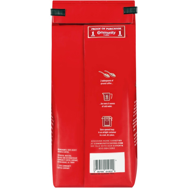 Community Coffee American Classic Ground Coffee Medium Roast, 12 Ounce