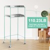 Tandefio 2 Tier Mini Fridge Shelf with Storage for Dorm