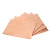 Copper Foil Sheet Single Sided Shielding Paper Electromagnetic Isolation 5Pcs