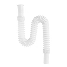 Qrity Flexible Drain Hose, Expandable Kitchen Sink Drain Hose, Extendible 380 mm to 720 mm, Flexible Pipe Connection for Kitchen and Bathroom Drains, Pack of 1