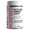 Matte MSA Varnish w/UVLS by GOLDEN, 4 fl. oz. Can,