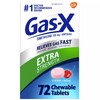 Gas X Extra Strength Cherry Chewable Tablets 72 Count Simethicone