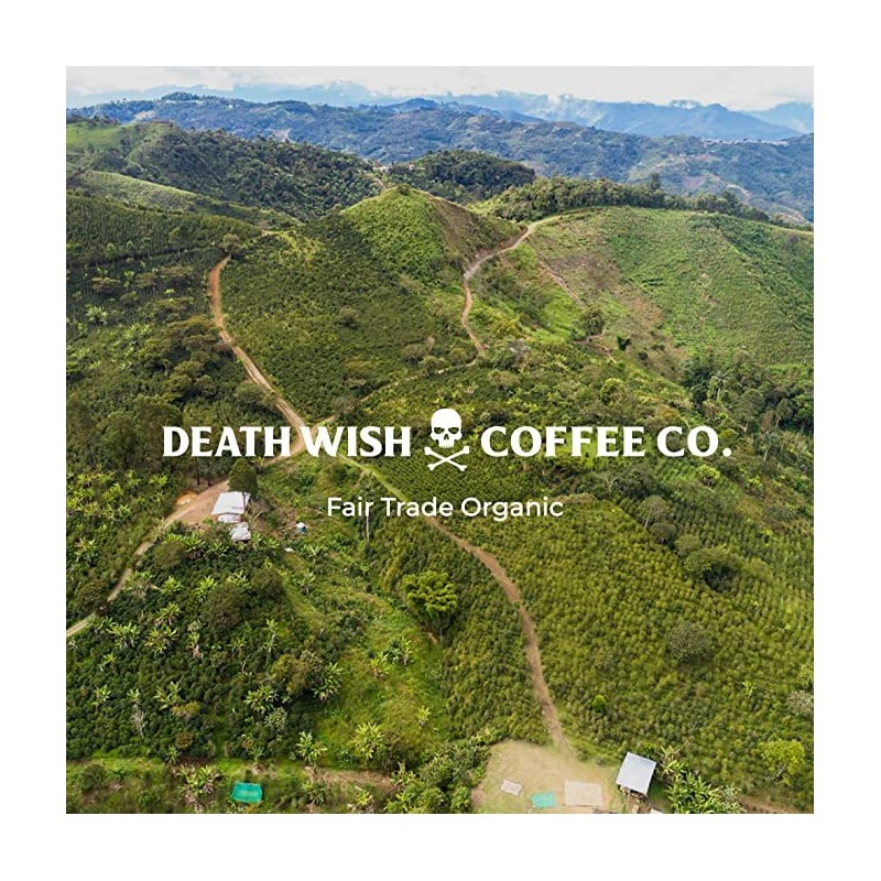 DEATH WISH COFFEE Ground Espresso Roast - Extra Kick of