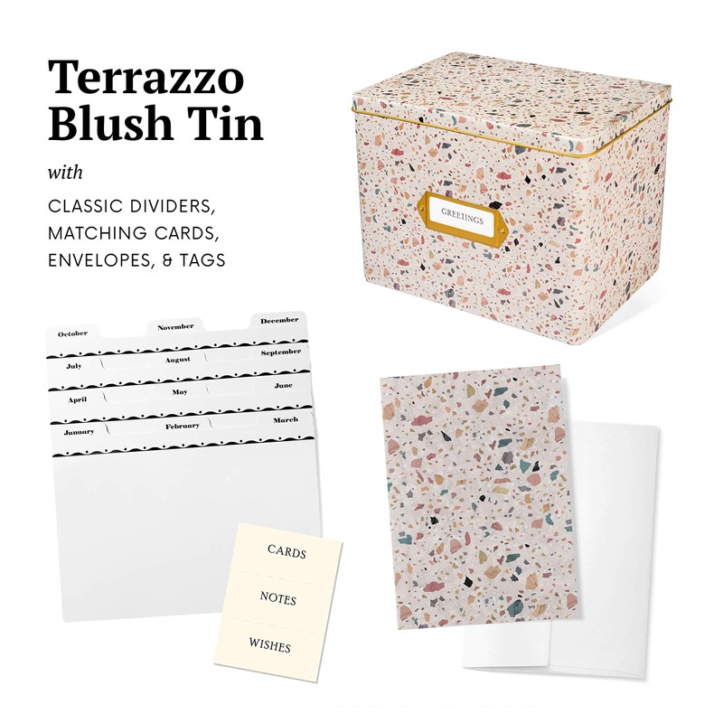 Jot & Mark Greeting Card Organizer Box Set | Decorative