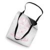 She's tying the knot Bachelorette Coquette Bow Bridal shower Tote