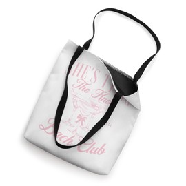 She's tying the knot Bachelorette Coquette Bow Bridal shower Tote Bag