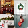Minicoco 6PCS Christmas Stocking Holder, Metal Christmas Stocking Hanger for