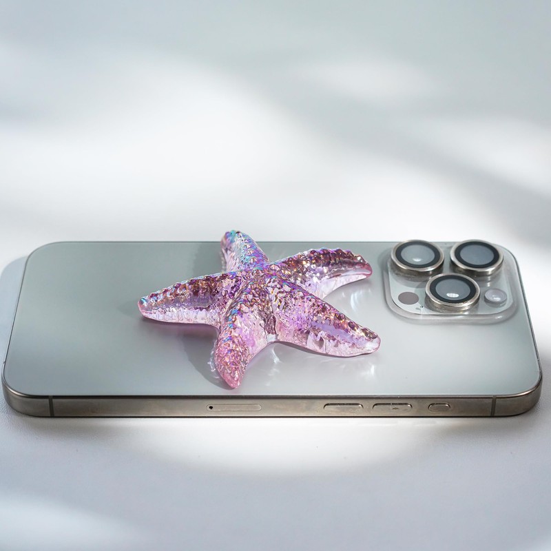 H&D HYALINE & DORA 2.8" Glass Starfish Figurine Handmade Blown