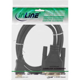 InLine® 17472P Mini HDMI C Male to DVI 18 + 1 Cable 2 m Black with Gold-Plated Contacts