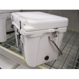 Cooler Lock Compatible with YETI Roadie Hard Ice Chests Secure Heavy Duty Locking Bracket for Ultimate Cooler Protection 2 CodyCo Aluminum Brackets & 2-3 Ft Lock Cables