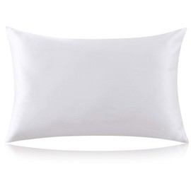 ZIMASILK 100% Mulberry Silk Toddler Pillowcase for Kids,Both Sides 19 Momme Silk,1pc (Ivory, Toddler 13''X18'')