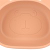 4pcs Children Plate Utensils Set Silicone Suction Bowls Set Toddler