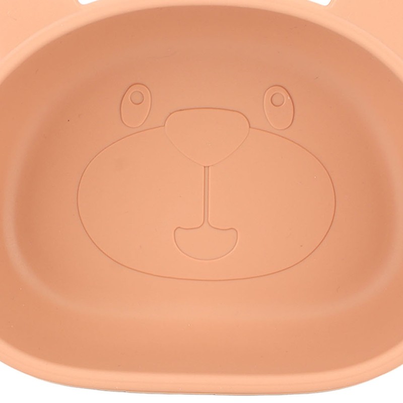 4pcs Children Plate Utensils Set Silicone Suction Bowls Set Toddler