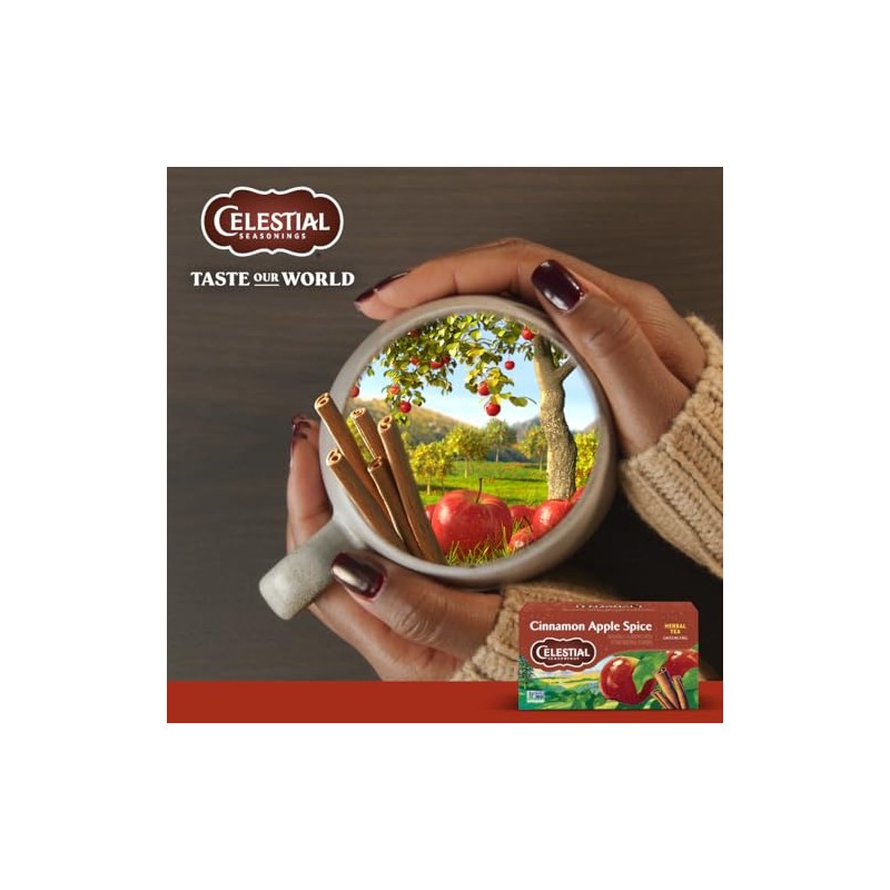 Celestial Seasonings - Té de hierbas, especias de manzana y