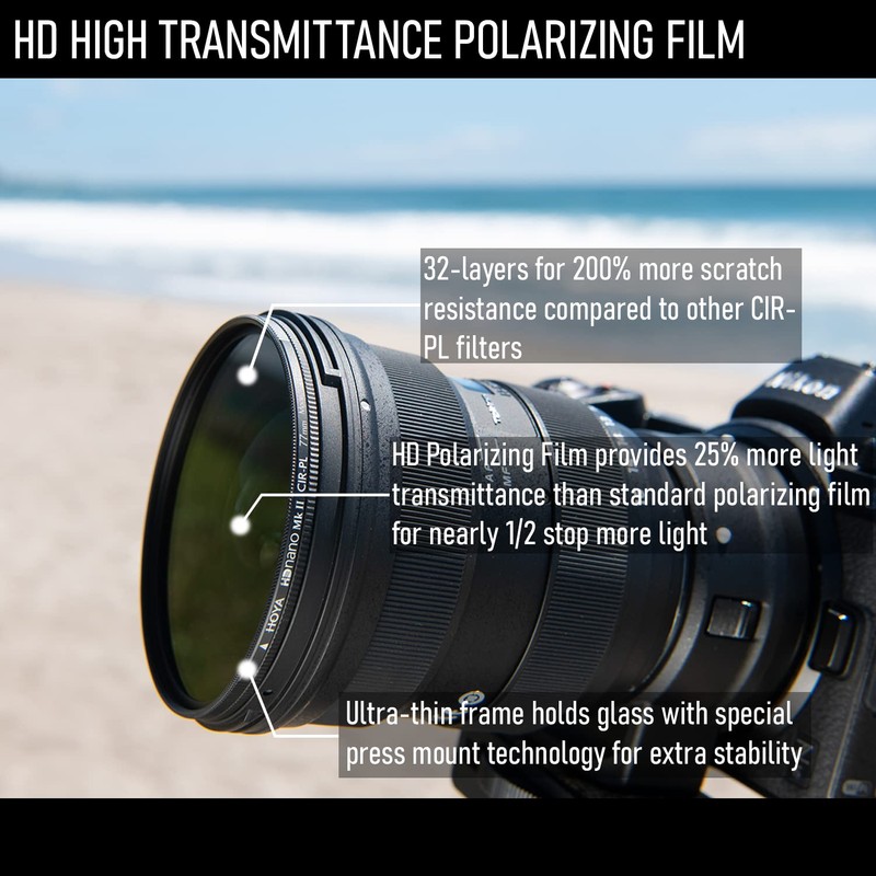 Filter Hoya HD Nano MkII CIR-PL 49 mm