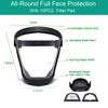 Plastic Full Face Shield Full Protection Equipment with for Unisex