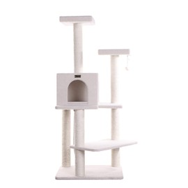 Armarkat B5701 57-Inch Cat Tree, Ivory