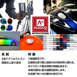 Hortok [Kansai Paint PG80#645 Bright Yellow 17.6 oz (500 g)] Urethane Paint for Automobiles, 2 Liquids, Kanpe Yellow