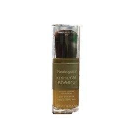 Neutrogena Mineral Sheers Mineral Powder Foundation, Medium To Tan # 50, 0.18 oz