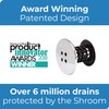 TubShroom Tub Drain Hair Catcher Combo Pack with Silicone Stopper,