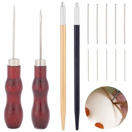 AHANDMAKER Doll Hair Rooting Tool Reroot Rehair Tools Alloy Rooting Needles Doll Making Kit Doll Hair Making Accessories for DIY Handle Doll OB BJD Wig