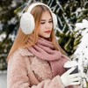 Winter Ear Muffs and Gloves Set for Women Girls Faux