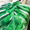 Leaf Flannel Blanket Multi Functional Leaf Shape Blanket for Picnic
