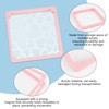 NICENEEDED Cookie Stencil Holder, 4.72x4.72 inch Cookie Stencil Frame Cooking