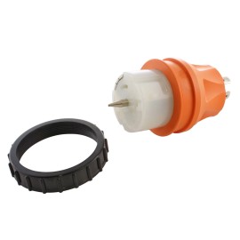 AC WORKS® 20A 125/250V NEMA L14-20 Male Plug to 50A 125/250V CS6364 Female Connector