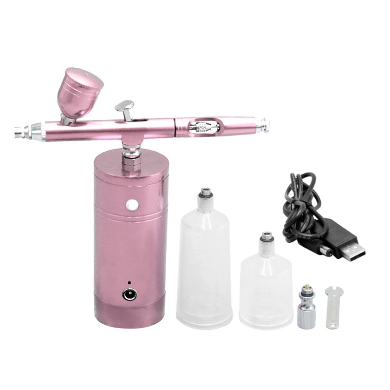 Rechargeable USB Airbrush Kit Portable Airbrush Compressor Spray Pump Handheld