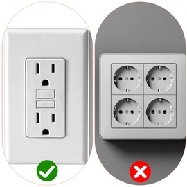 HJZHII 20 Pcs Loose Outlet Fix Plug for 3 Prong, Socket Outlet Tightener Insert Tiny Plastic Snug Plugs for Safety and Cut Off Electricity fit Most Loose Outlets