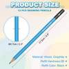 PATIKIL 12Pcs 2B Drawing Pencils for Sketching, Hexagonal Sketch Pencils