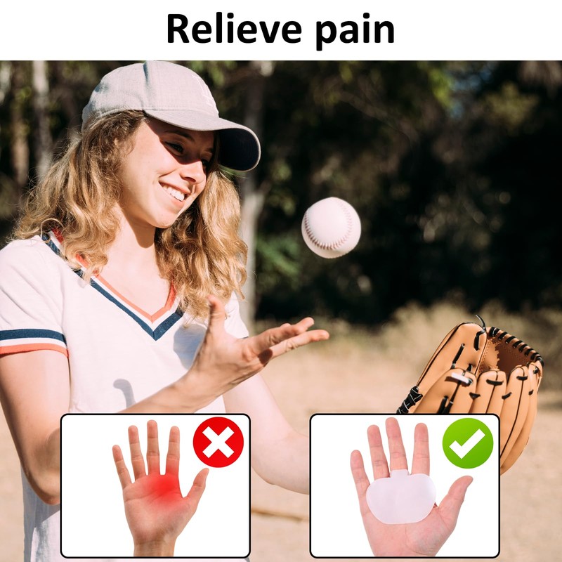 Aeaocvo 2PCS Baseball Palm Pads, Palm Protector Sting Pad for