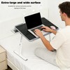 Foldable and Adjustable admireshun Laptop Bed Table with Hidden Drawer,