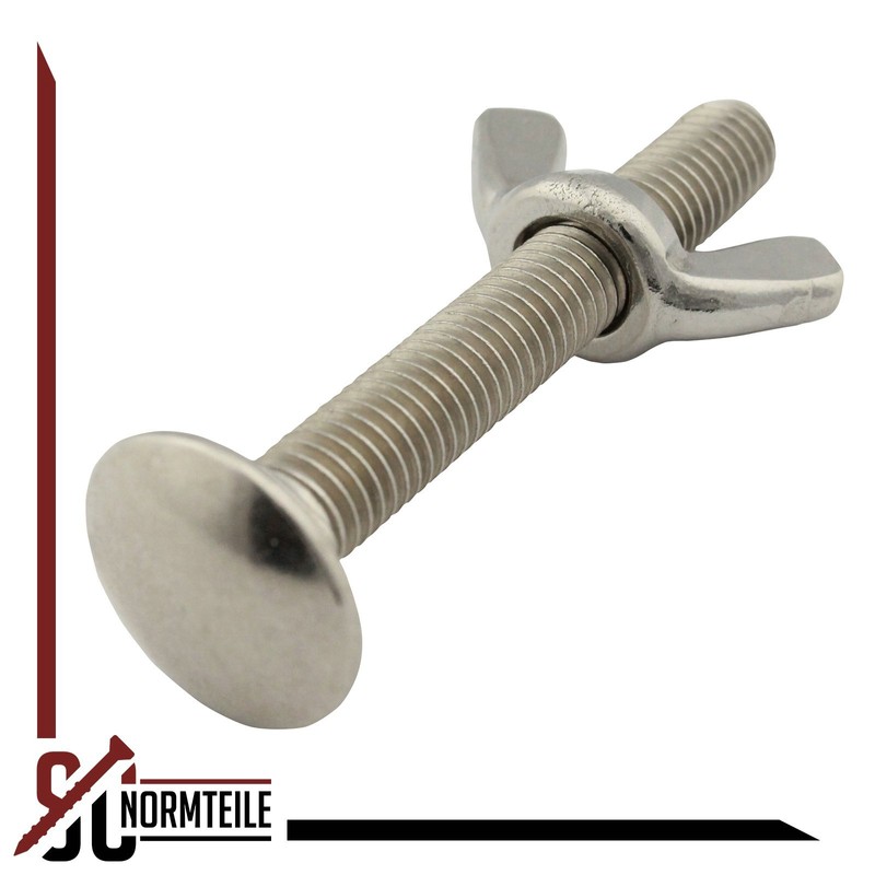 M6 x 80 mm Full Thread DIN 603 / SC315