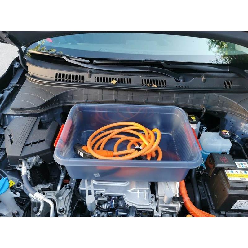 Frunk with Bracket Substructure Box Engine Compartment Compatible Hyundai Kona
