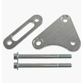 551353 LS Idler Pulley Relocation Bracket Compatible with LS1 Intake Swap LQ4 LQ9 LSX 4.8L 5.3L 6.0L Billet Aluminum, Made in China Enhances Accessory Bracket Compatibility