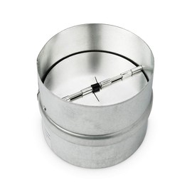 neverest® RK 6" Professional Backdraft Shutter Damper Connector Duct Fits Only with Metal Ducts