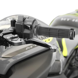 Area1 Handlebar Grips Compatible with Zip 50, 125, Zip 2 / Compatible with TPH, TPH X (Stripe/Black)